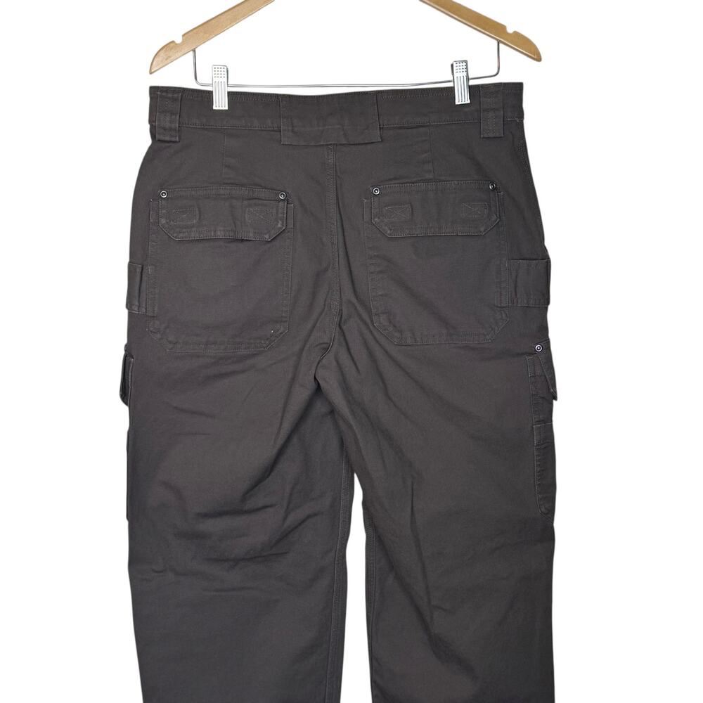 Duluth Trading Men's Brown DuluthFlex Fire Hose Cargo Work Pants 34x32 - Picture 8 of 8